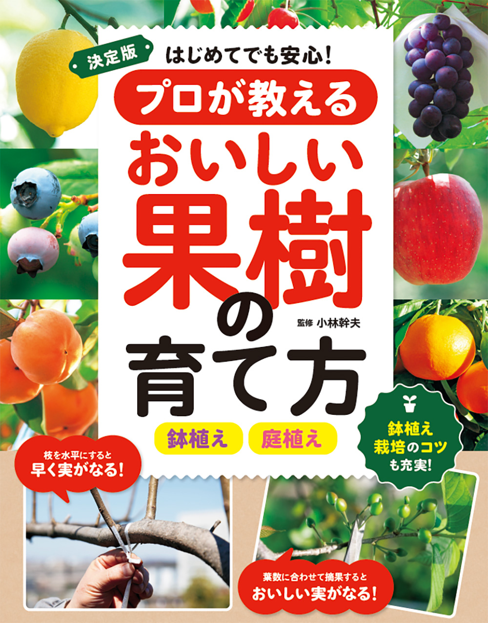 決定版 はじめてでも安心!プロが教えるおいしい果樹の育て方